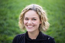 Katherine Maher in 2016.