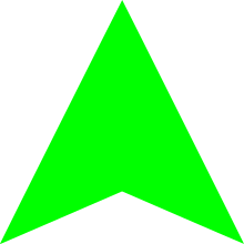 चित्र:Green Arrow Up.svg