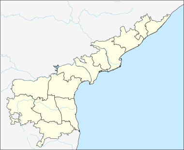 Map of the main forts of the Coromandel Coast in the current Indian state of Andhra Pradesh