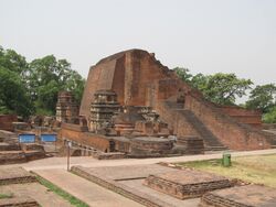Ruins of ancient university buildings