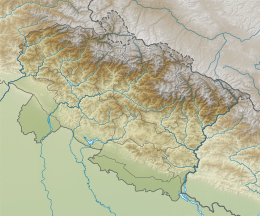 2017 Uttarakhand earthquake is located in Uttarakhand